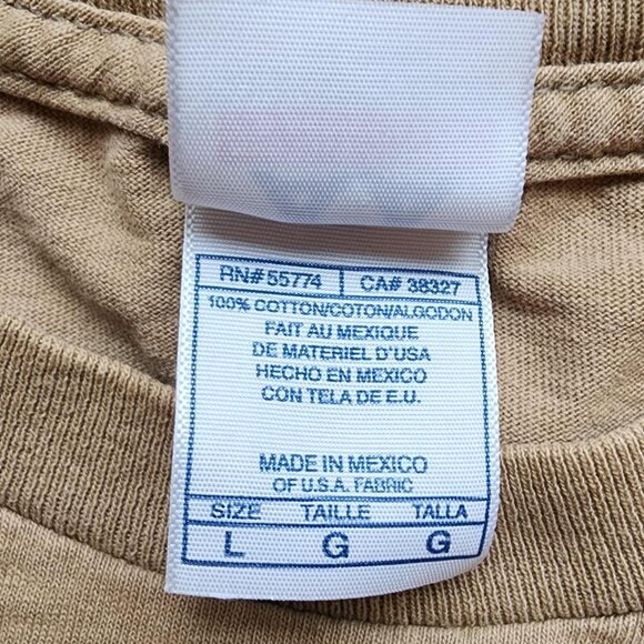 Vintage tan "Protect Your Nuts" size large - Picture 5 of 8